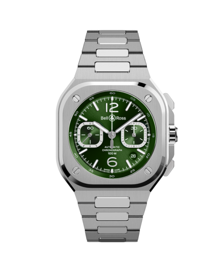 Bell & Ross BR-05 Chrono Green Steel - BR05C-GN-ST/SST