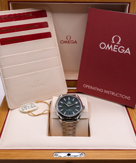 Omega Seamaster Aqua Terra 150M – Ref. 220.10.41.21.10.001 – Grønn tallskive